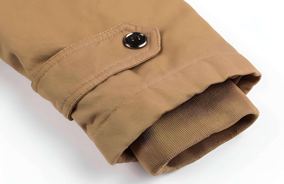 Simon | Men's Lined Military Jacket Multi Pocket Winter Field Coat