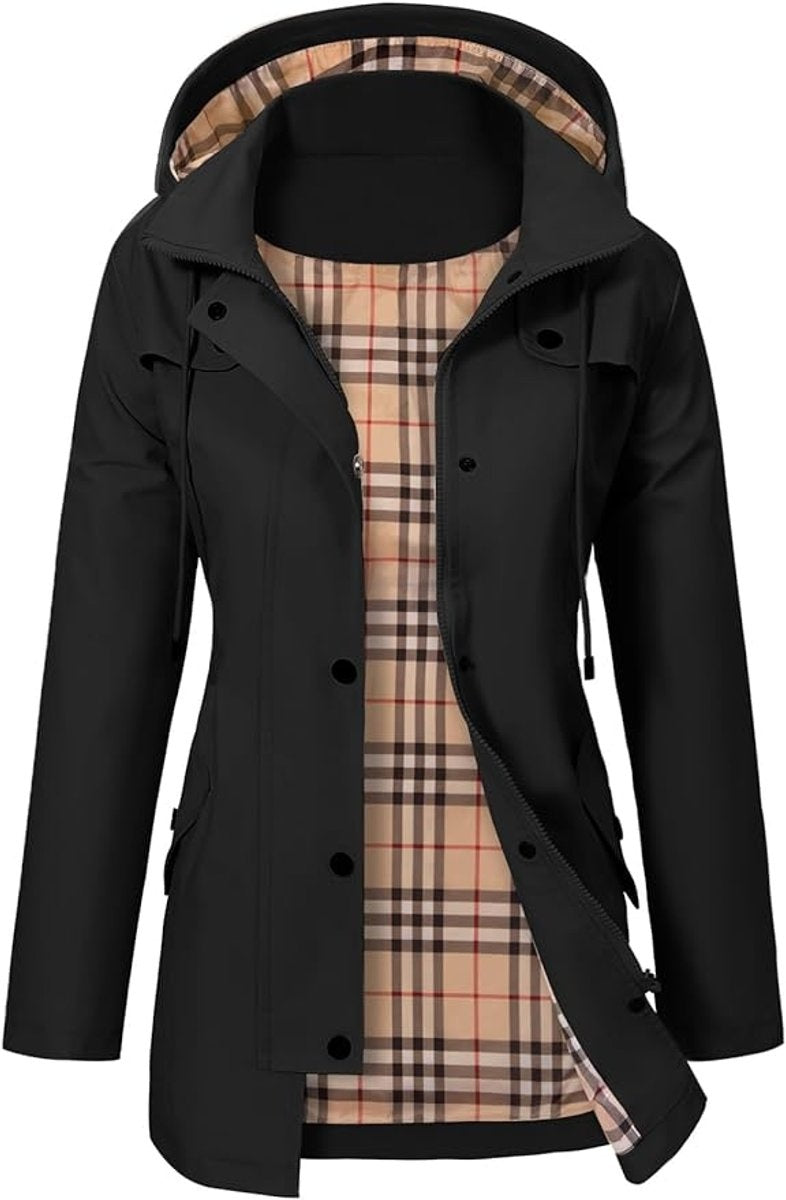 Hailey | Women's Waterproof Anorak Jacket Hooded Windbreaker
