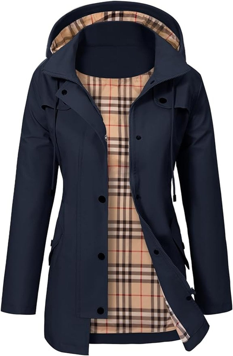 Hailey | Women's Waterproof Anorak Jacket Hooded Windbreaker