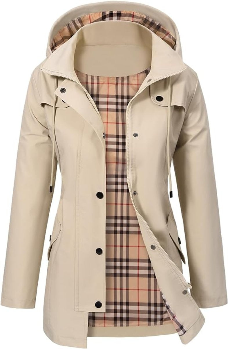 Hailey | Women's Waterproof Anorak Jacket Hooded Windbreaker
