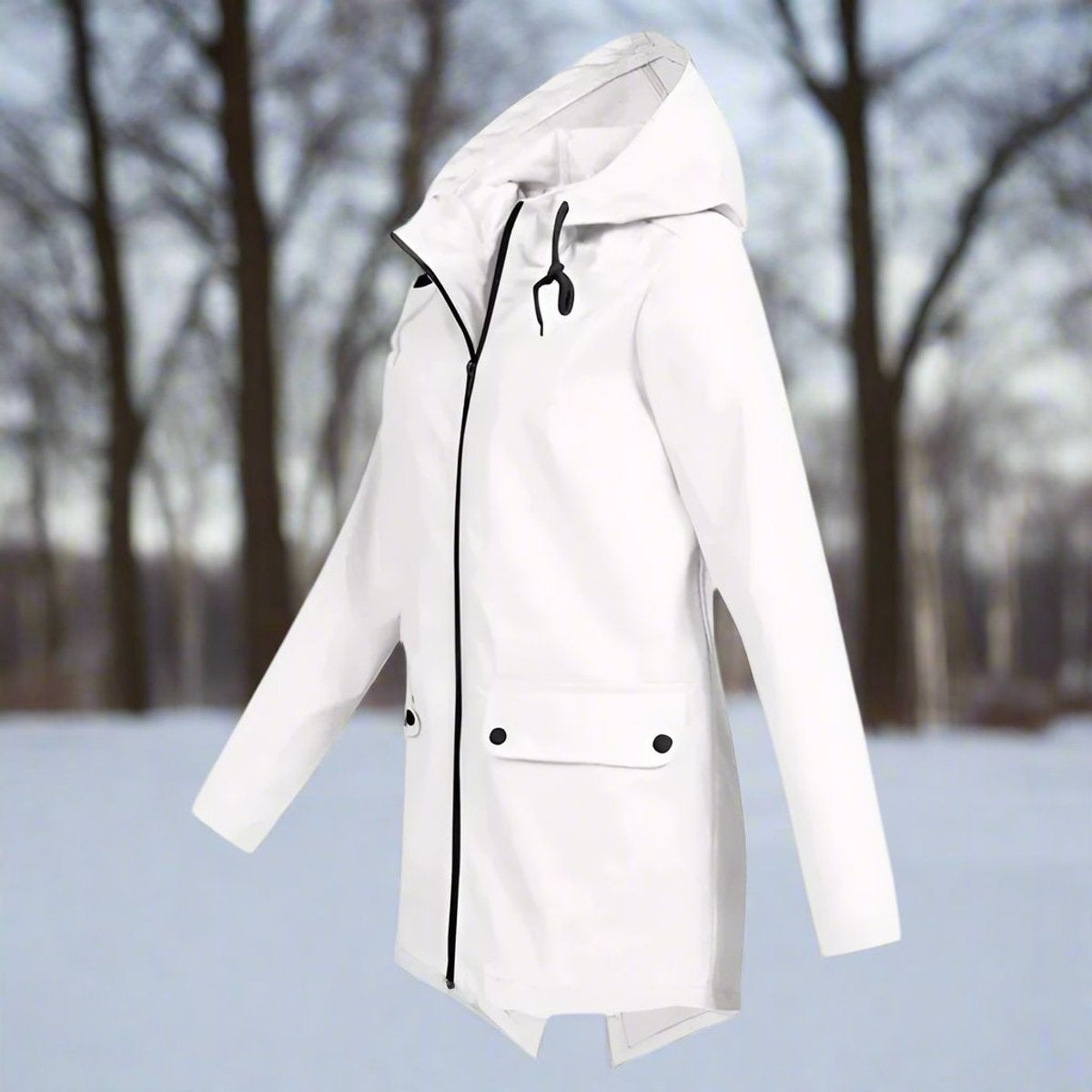 Grace | Women's Waterproof Parka Jacket Hooded Rain Coat