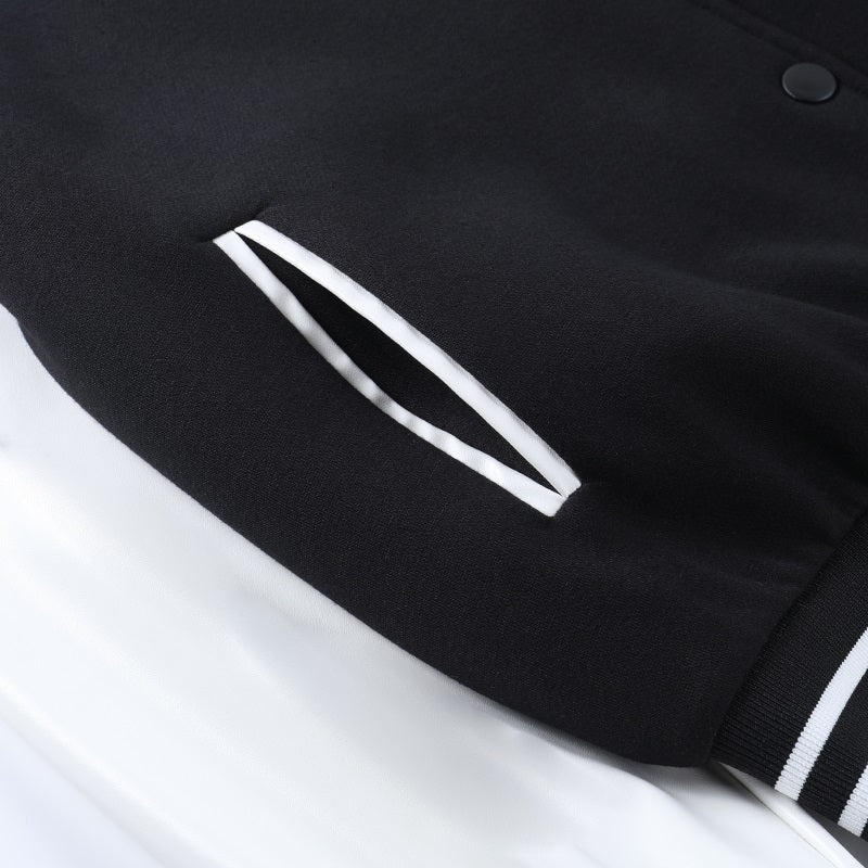 Elena | Women's Oversized Varsity Jacket Embroidered Letterman