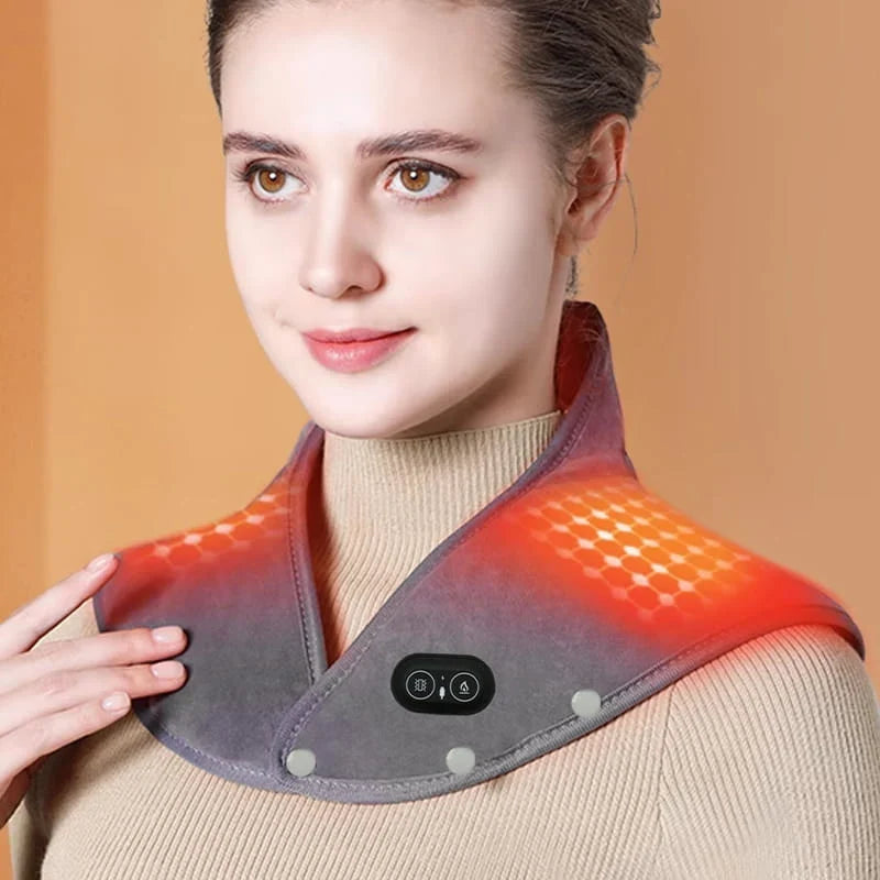 Neck & Shoulder Wrap | Heat & Vibration Therapy | One Size Fits Most