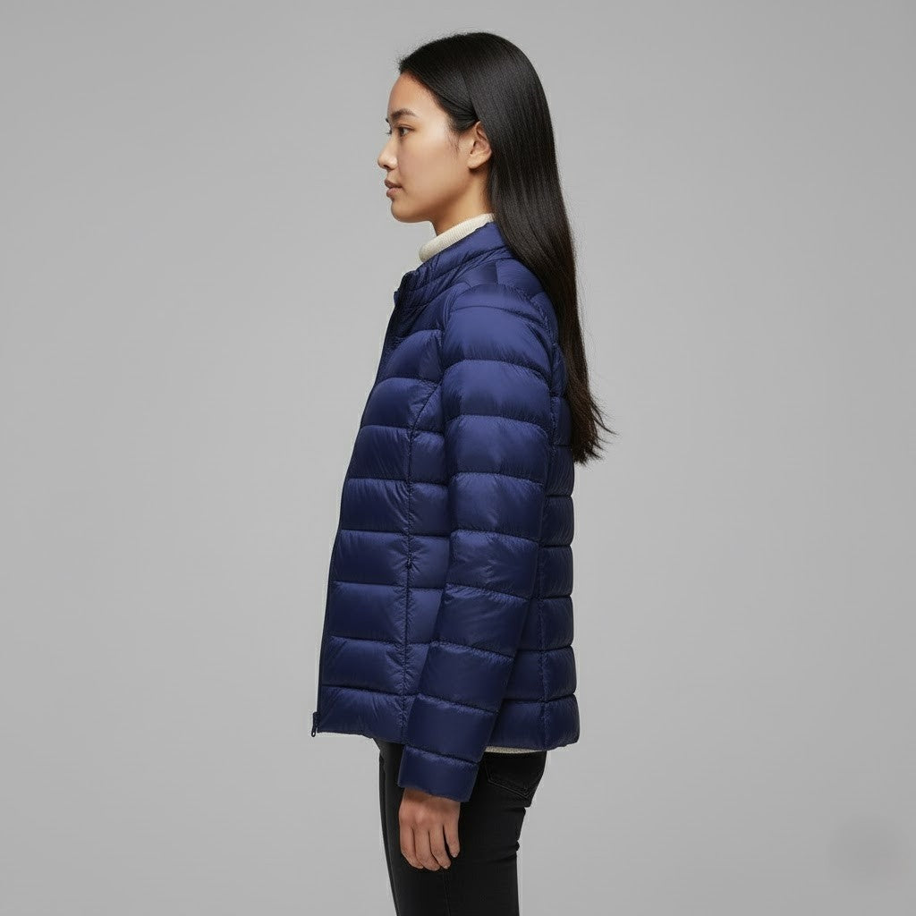 Josie | Women's Winter Puffer Jacket Quilted High Collar