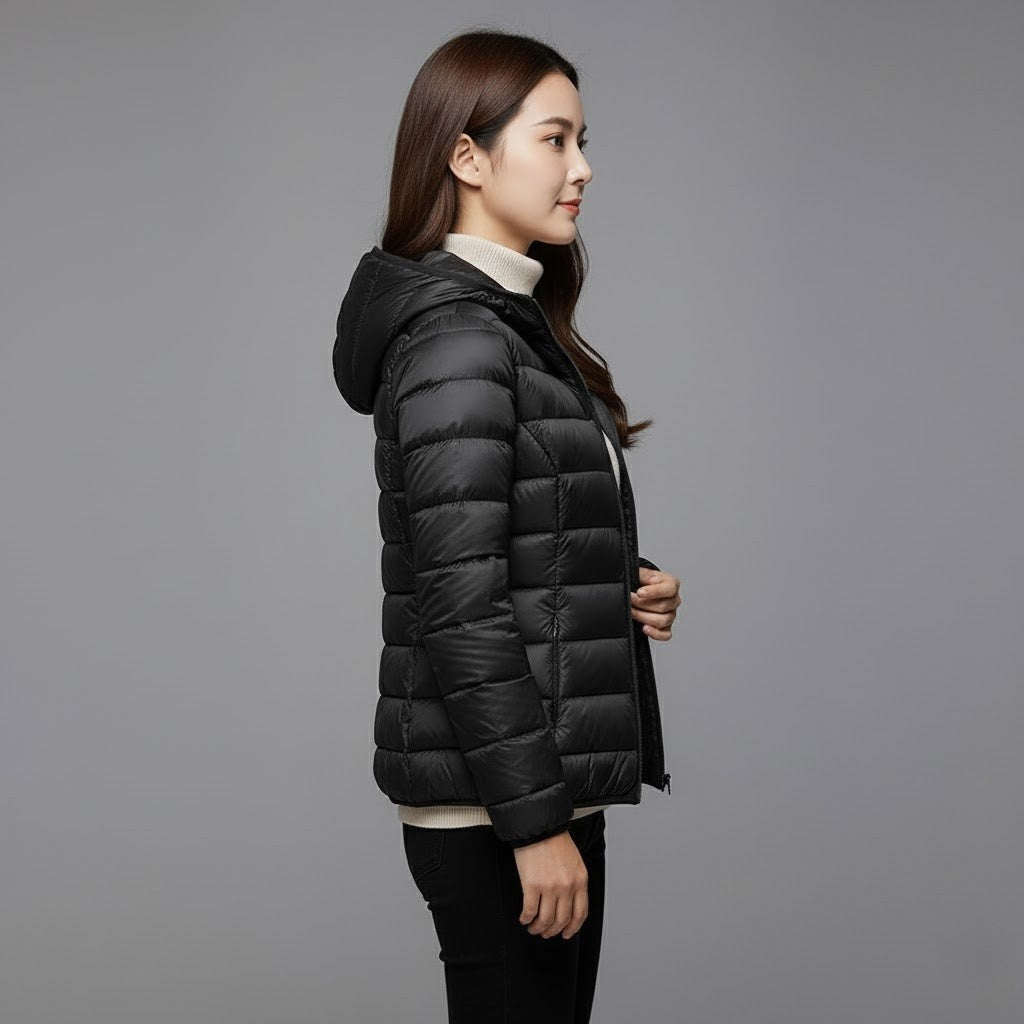 Josie | Women's Winter Puffer Jacket Quilted High Collar
