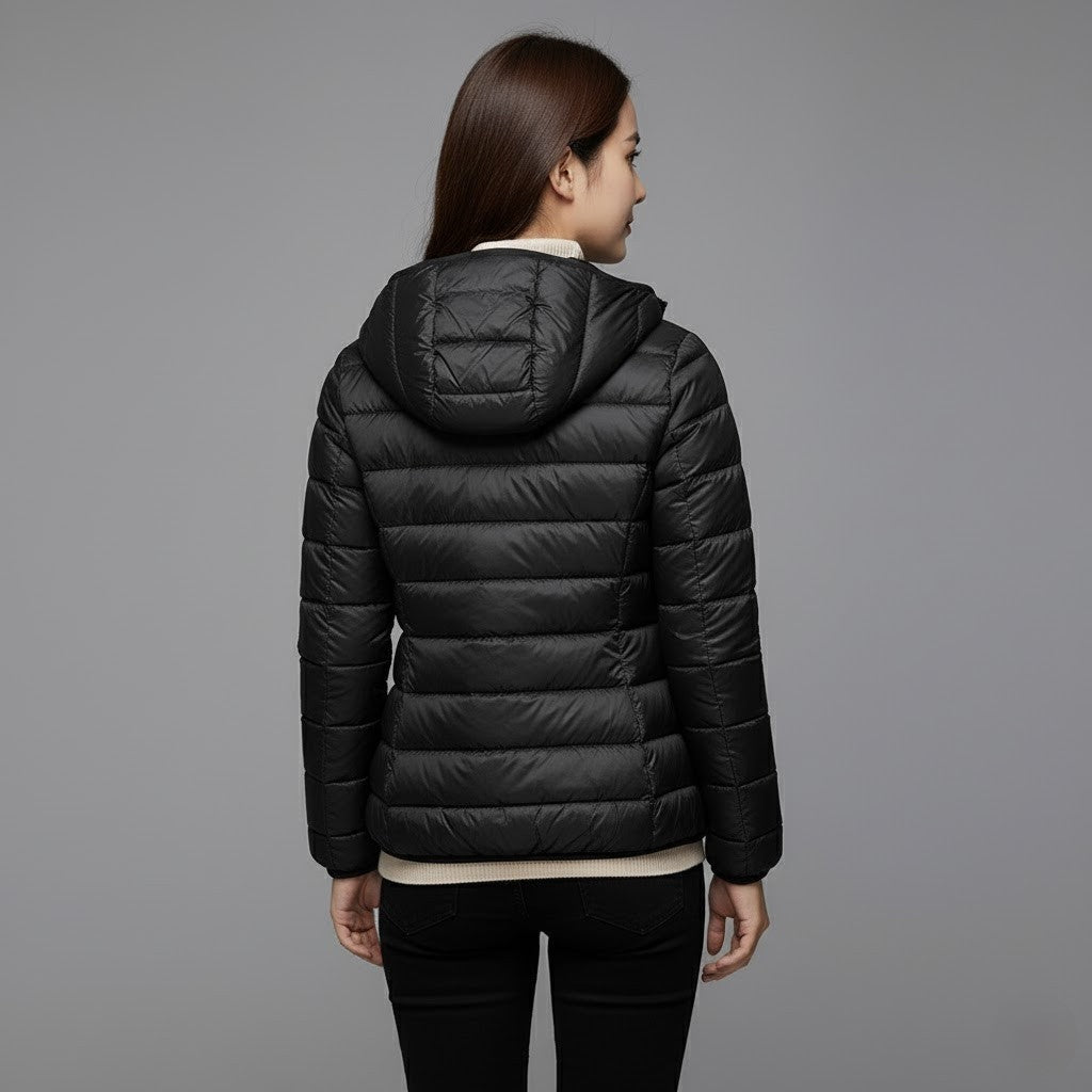 Josie | Women's Winter Puffer Jacket Quilted High Collar