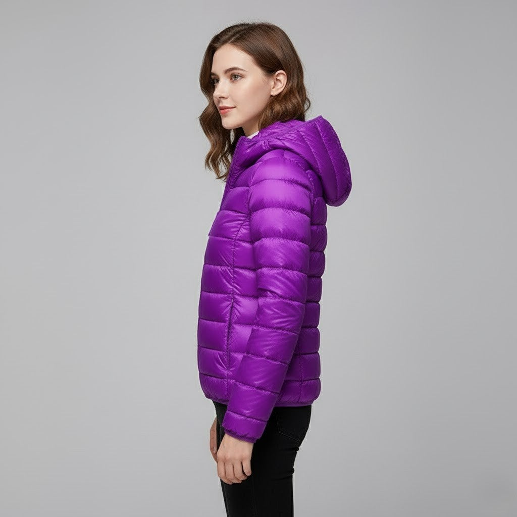 Josie | Women's Winter Puffer Jacket Quilted High Collar