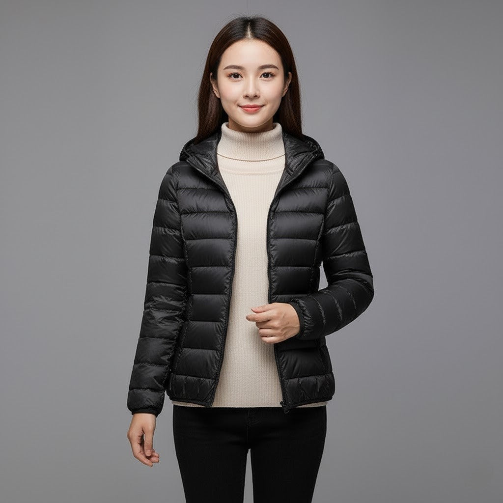 Josie | Women's Winter Puffer Jacket Quilted High Collar