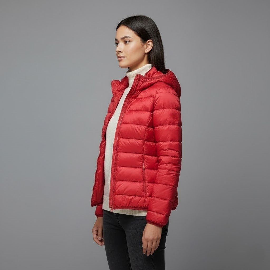 Josie | Women's Winter Puffer Jacket Quilted High Collar