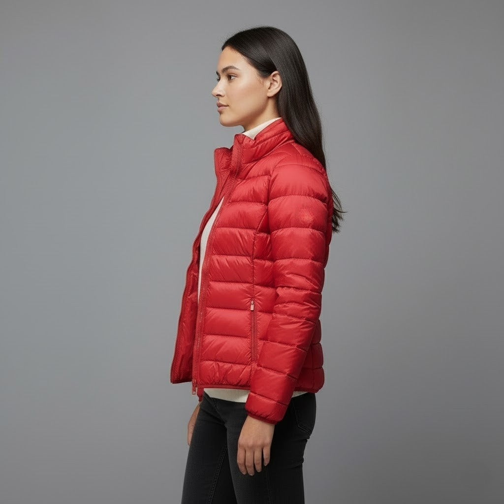 Josie | Women's Winter Puffer Jacket Quilted High Collar
