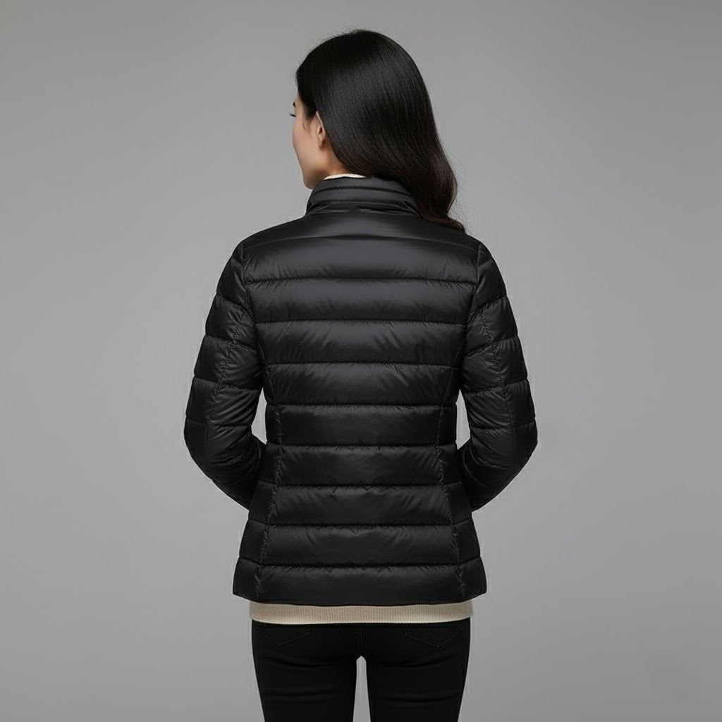 Josie | Women's Winter Puffer Jacket Quilted High Collar