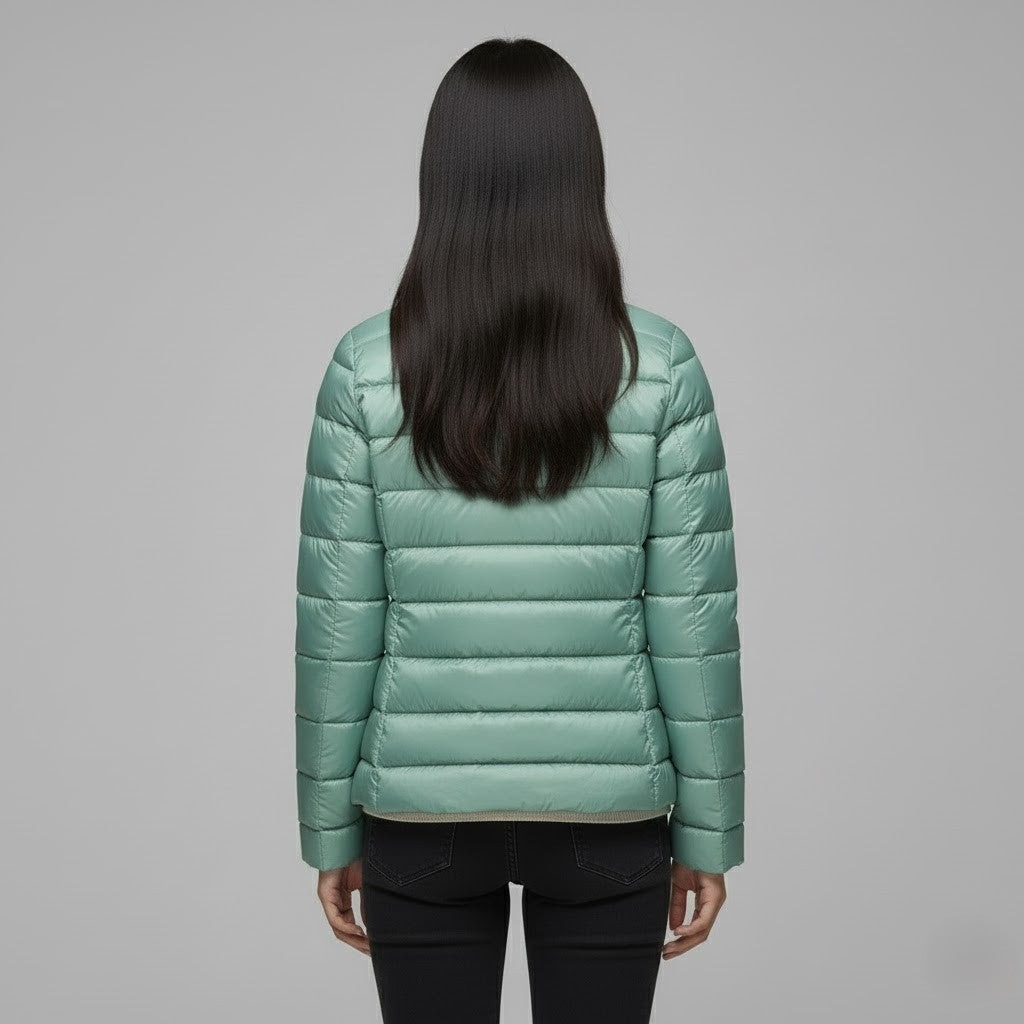 Josie | Women's Winter Puffer Jacket Quilted High Collar