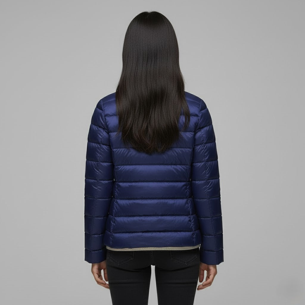 Josie | Women's Winter Puffer Jacket Quilted High Collar