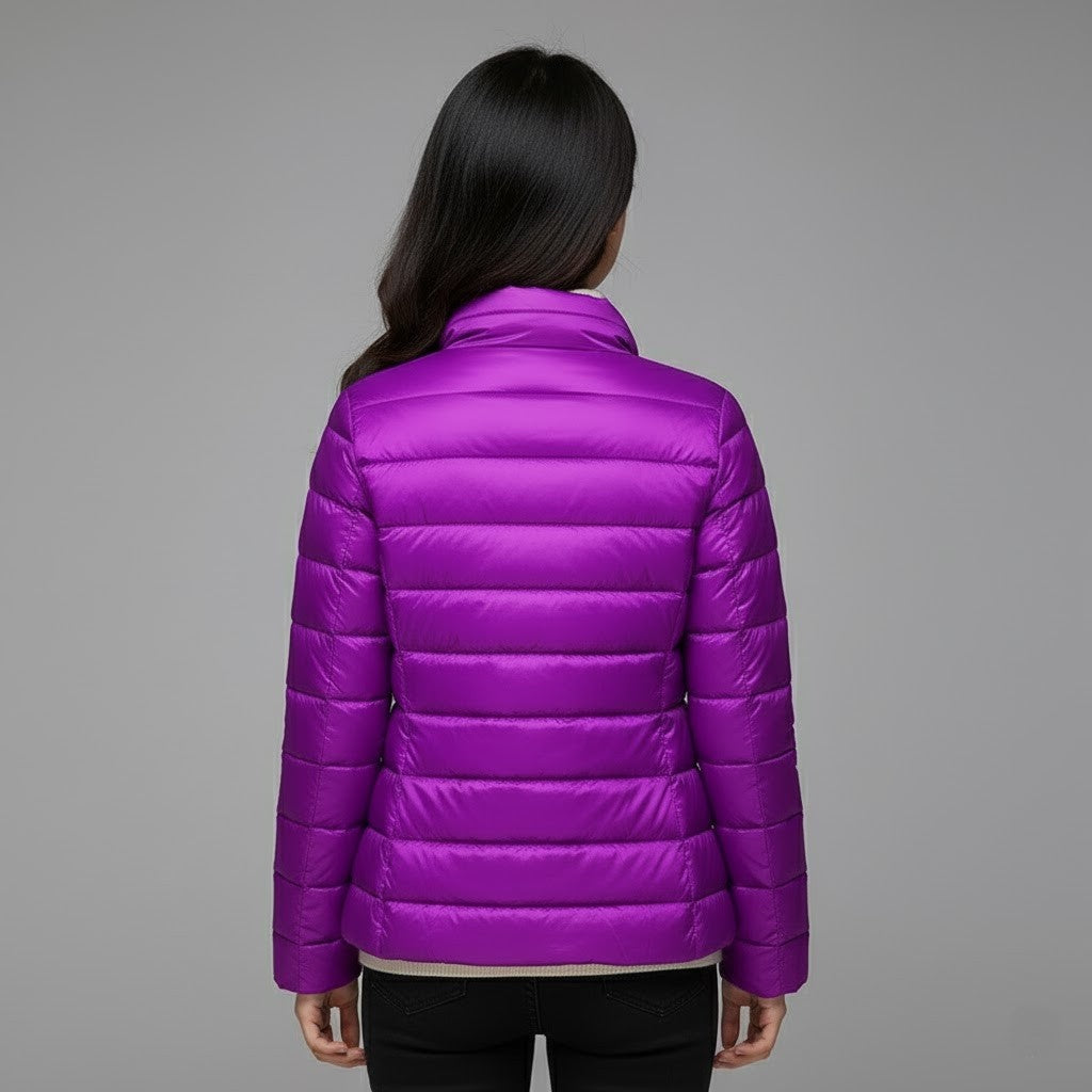 Josie | Women's Winter Puffer Jacket Quilted High Collar