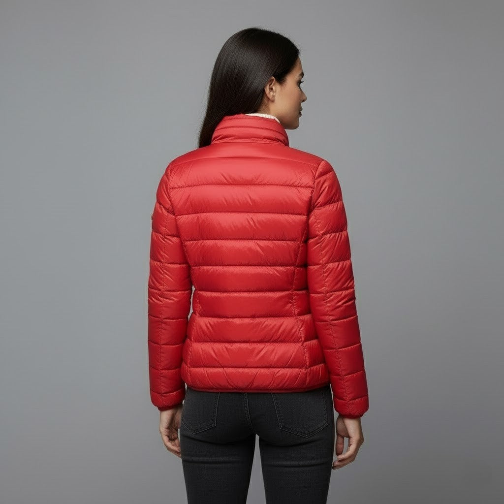 Josie | Women's Winter Puffer Jacket Quilted High Collar
