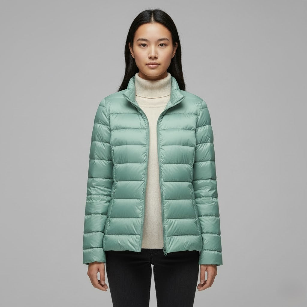 Josie | Women's Winter Puffer Jacket Quilted High Collar