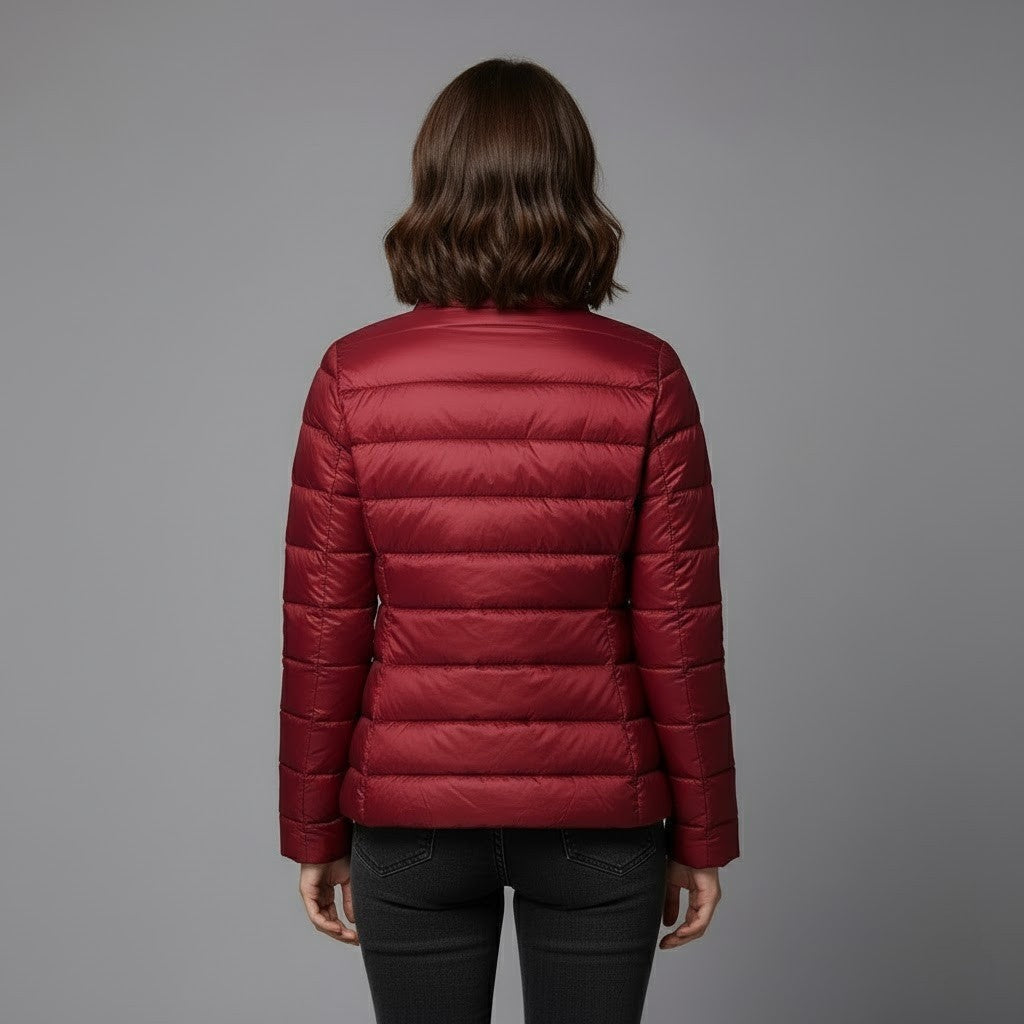 Josie | Women's Winter Puffer Jacket Quilted High Collar