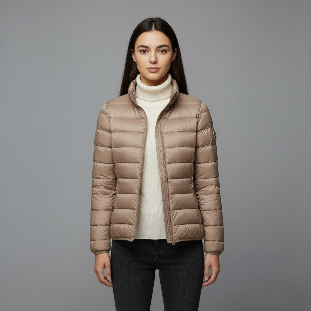 Josie | Women's Winter Puffer Jacket Quilted High Collar
