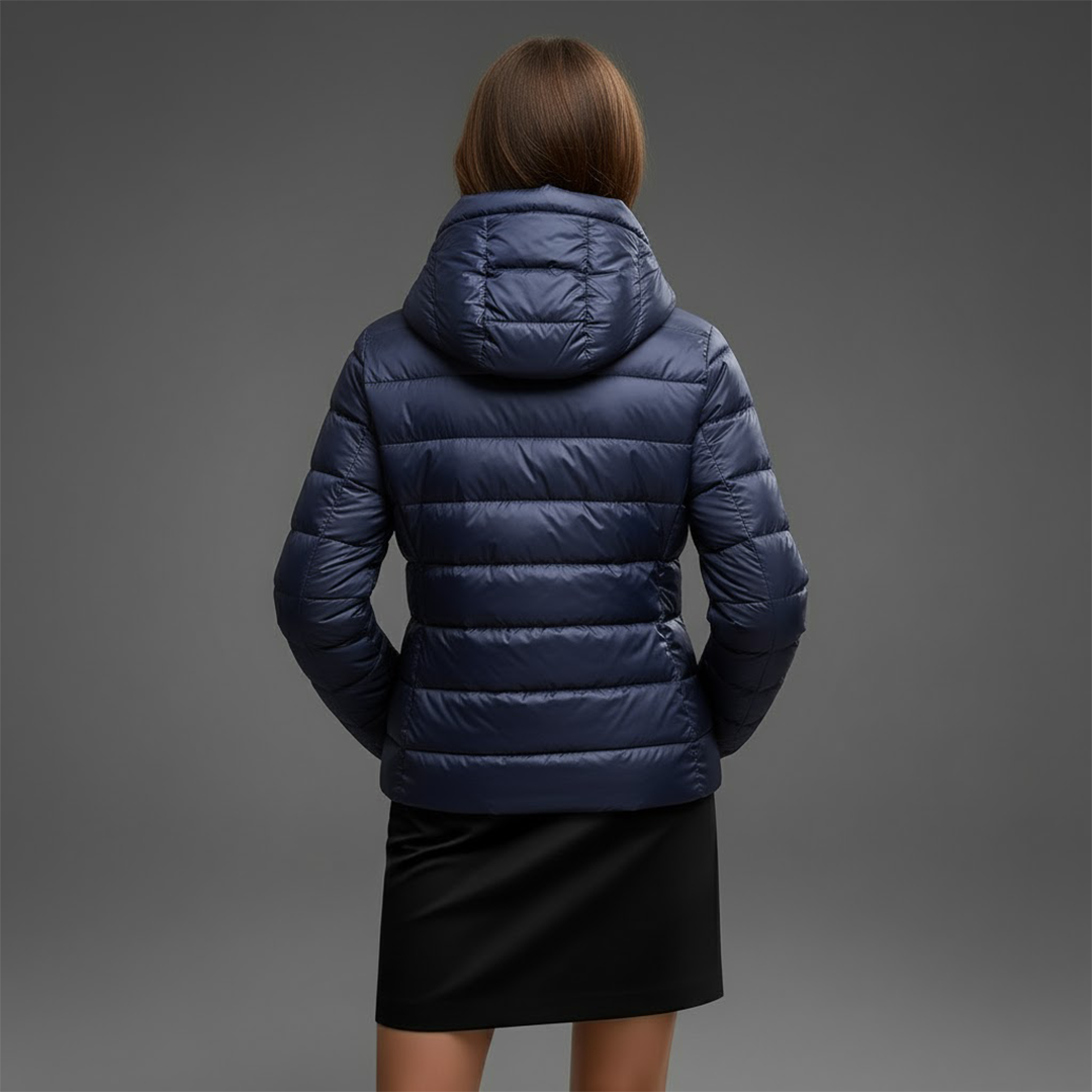 Josie | Women's Winter Puffer Jacket Quilted High Collar
