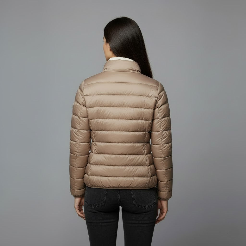 Josie | Women's Winter Puffer Jacket Quilted High Collar