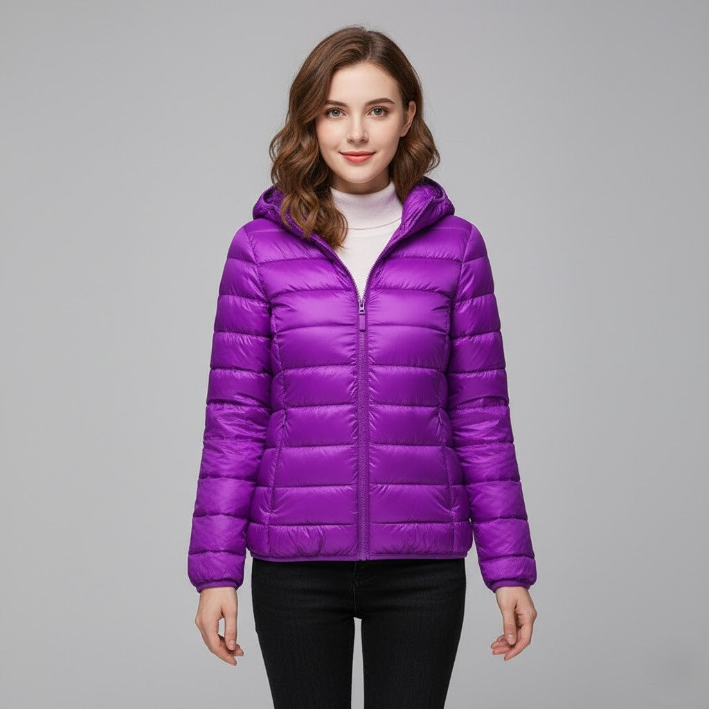 Josie | Women's Winter Puffer Jacket Quilted High Collar