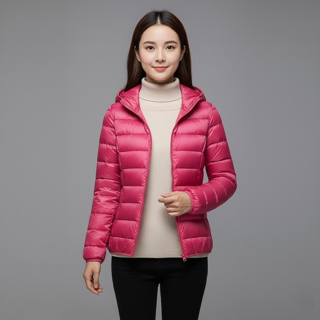 Josie | Women's Winter Puffer Jacket Quilted High Collar