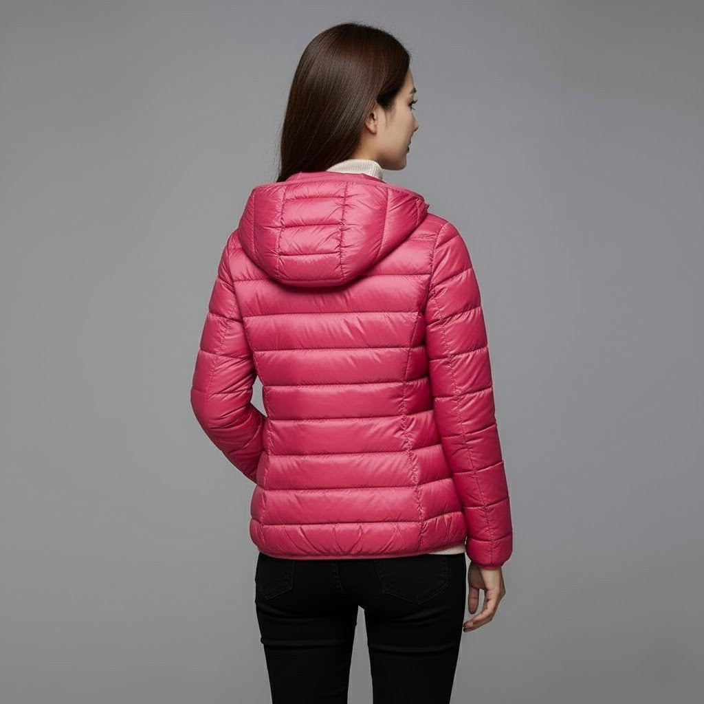 Josie | Women's Winter Puffer Jacket Quilted High Collar