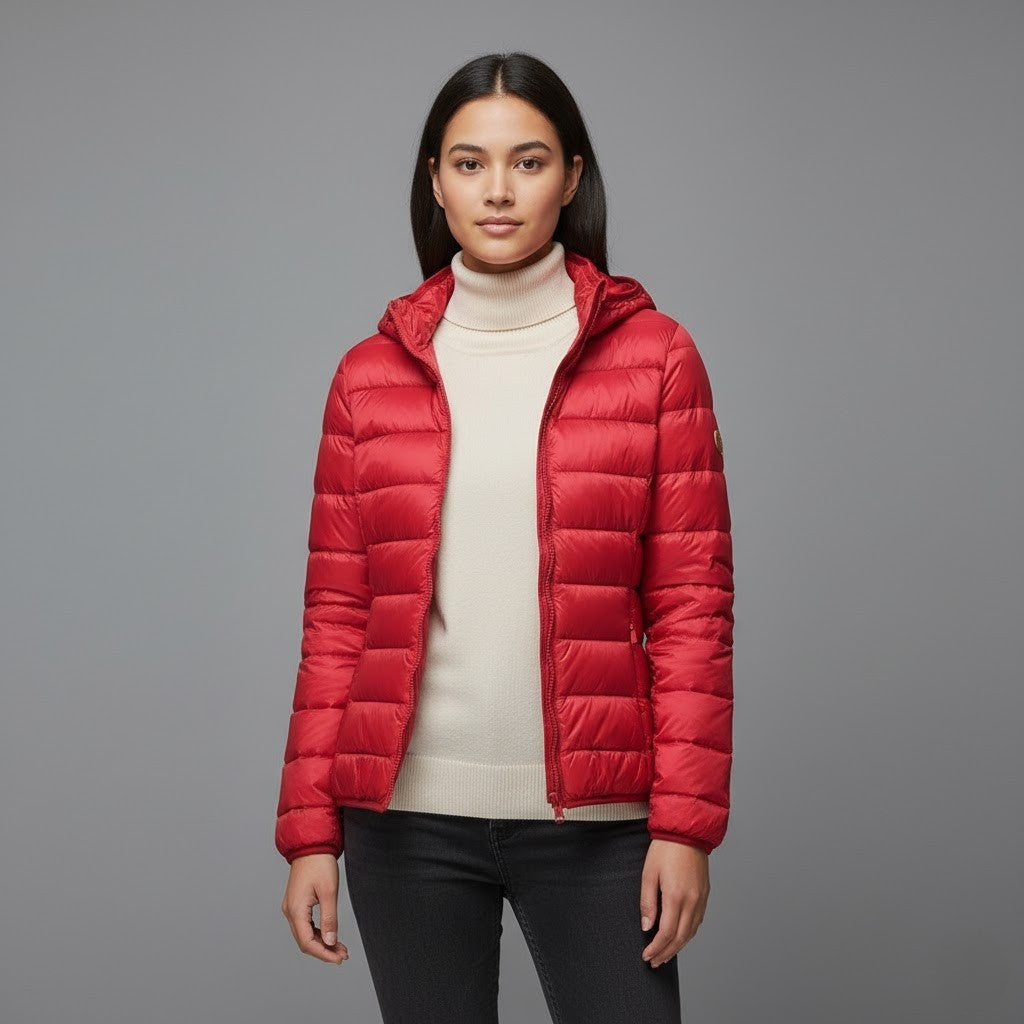 Josie | Women's Winter Puffer Jacket Quilted High Collar