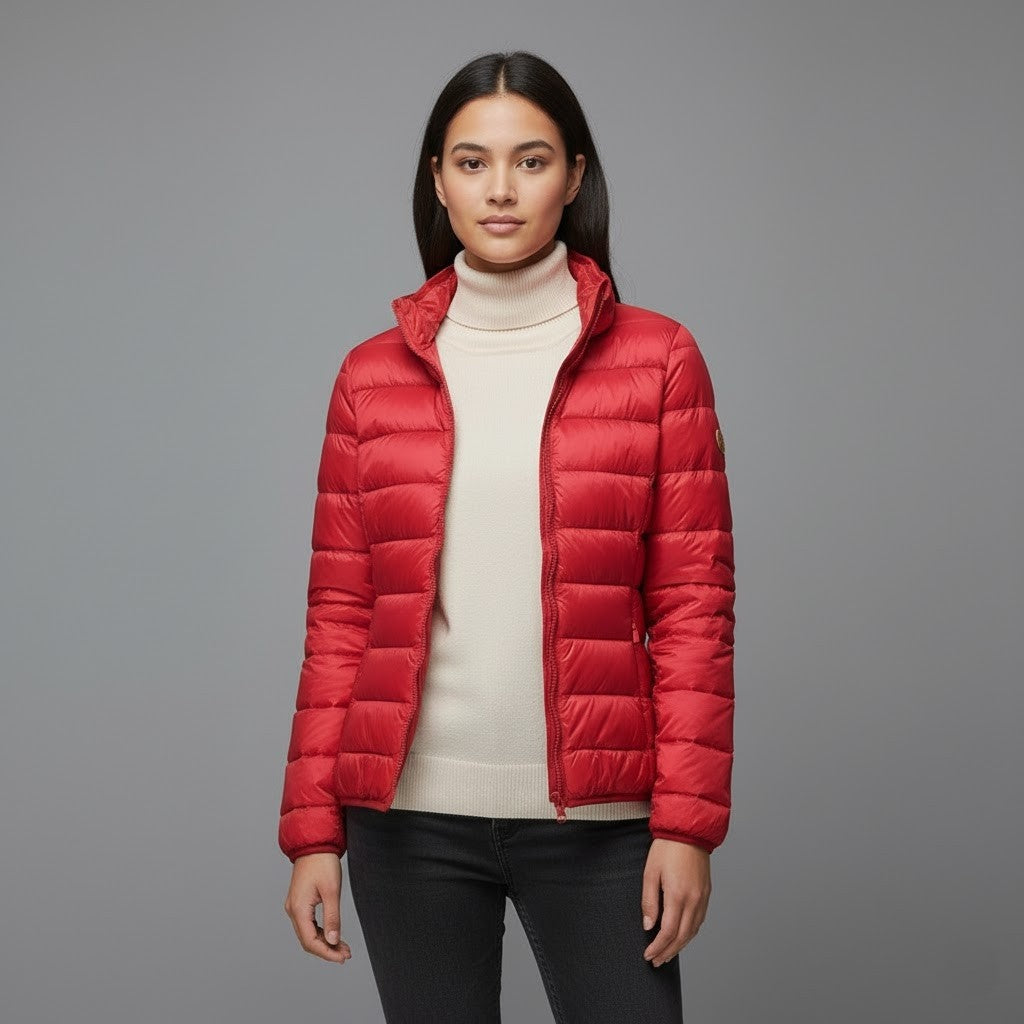 Josie | Women's Winter Puffer Jacket Quilted High Collar