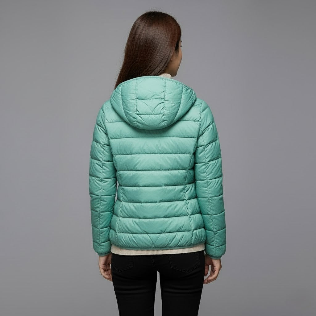 Josie | Women's Winter Puffer Jacket Quilted High Collar