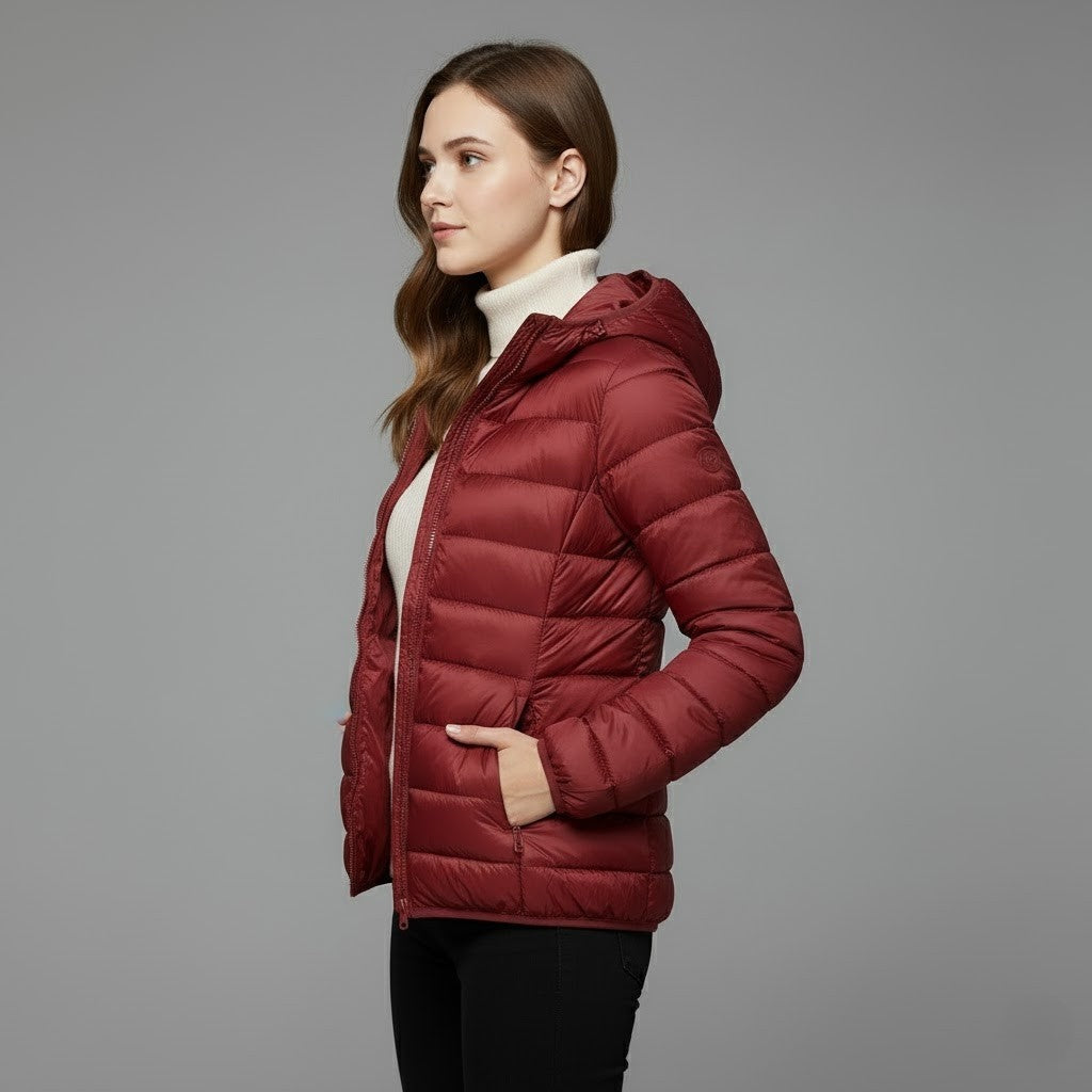 Josie | Women's Winter Puffer Jacket Quilted High Collar