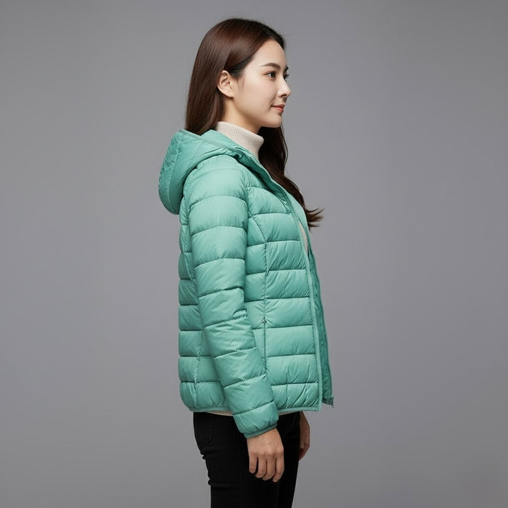 Josie | Women's Winter Puffer Jacket Quilted High Collar
