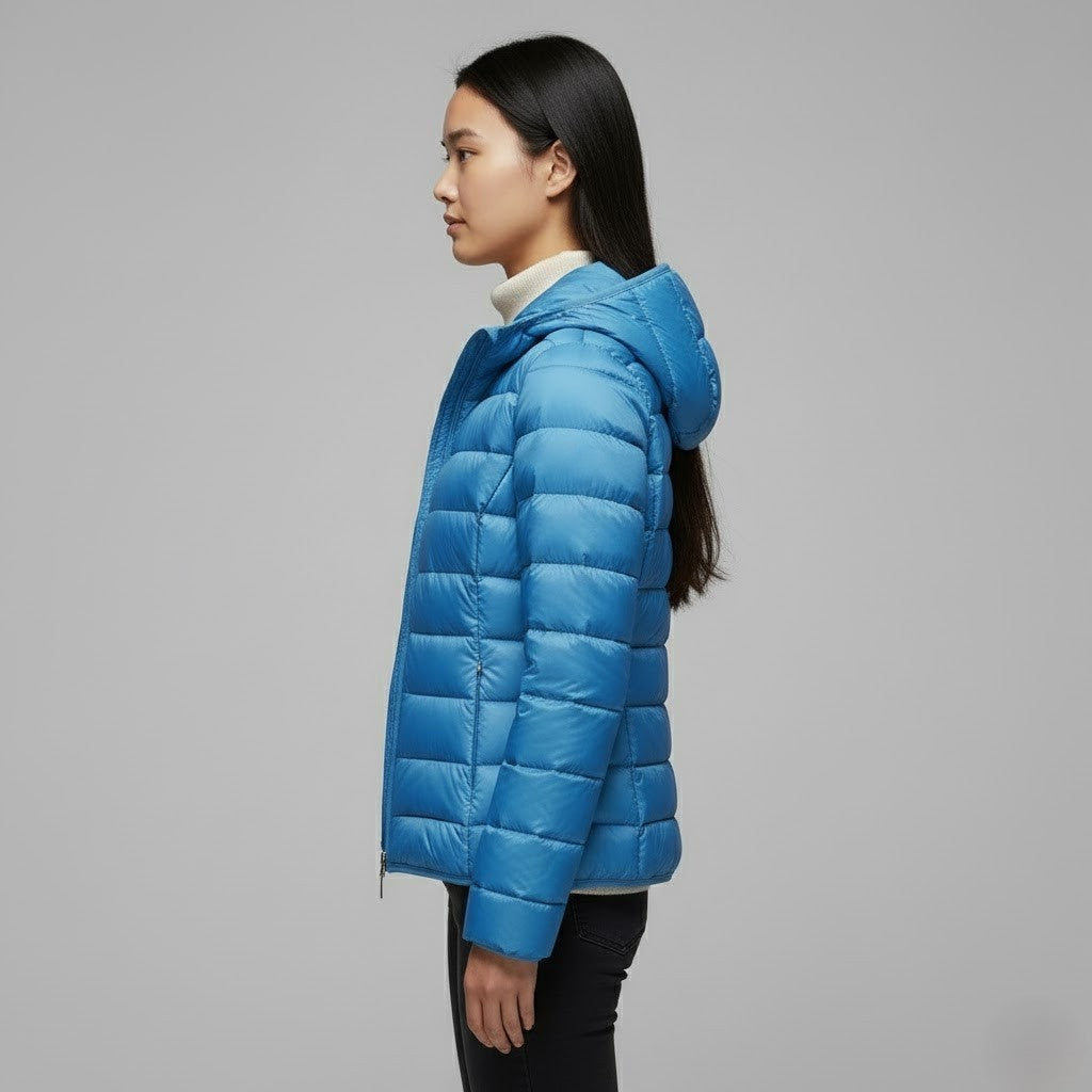 Josie | Women's Winter Puffer Jacket Quilted High Collar