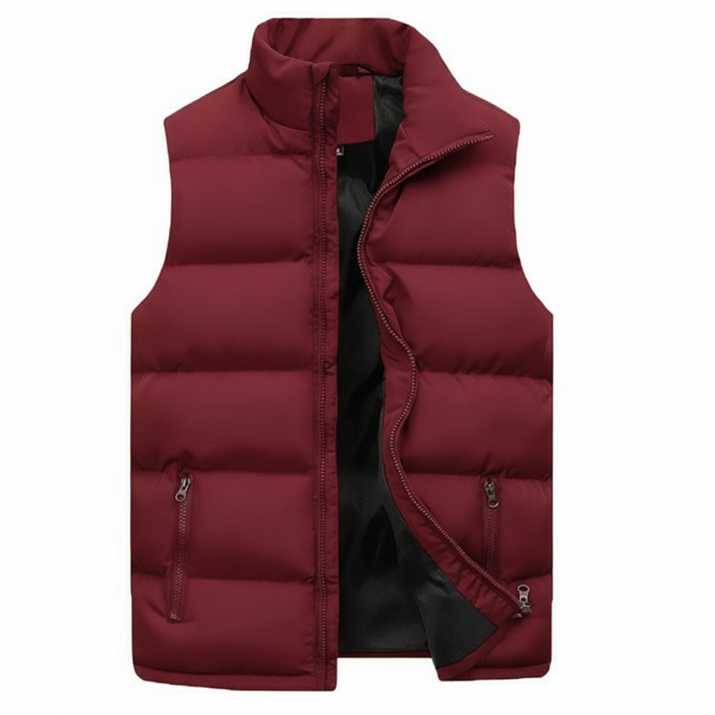 Oliver | Men's Quilted Puffer Vest Sleeveless Zip Up