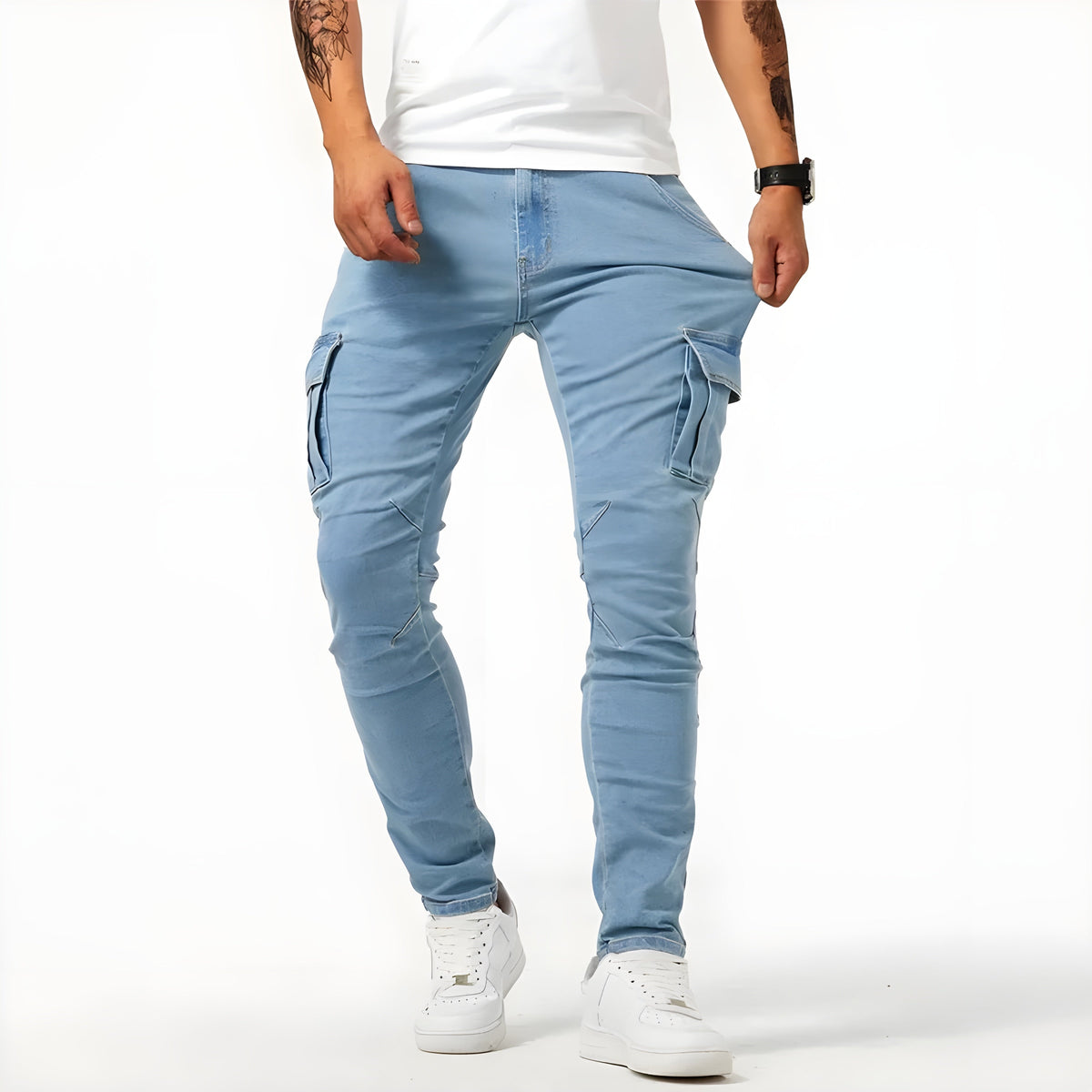 Weston | Men's Slim Fit Cargo Pants Multi Pocket