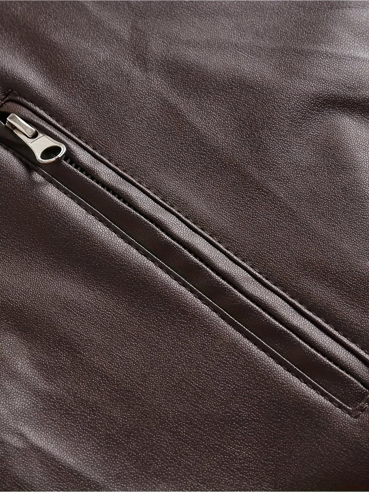 Noelia | Women's Leather Biker Jacket with Stand Collar