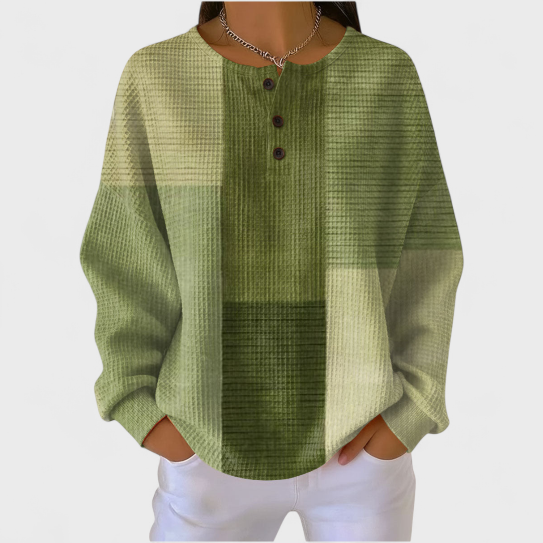 Ava | Women's Christmas Sweatshirt Long Sleeve Holiday Print