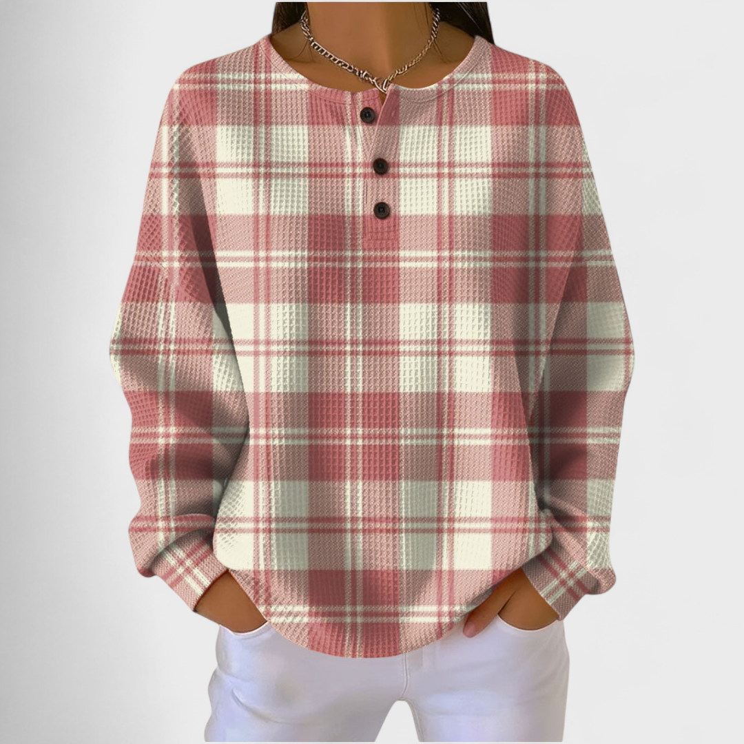 Ava | Women's Christmas Sweatshirt Long Sleeve Holiday Print