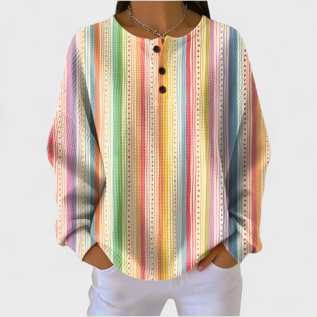 Ava | Women's Christmas Sweatshirt Long Sleeve Holiday Print