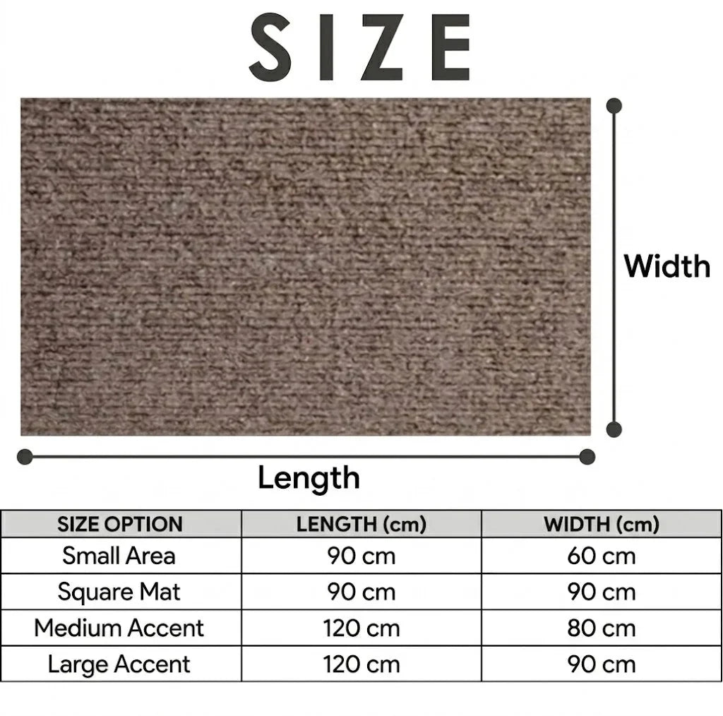 Office Chair Mat | Water-Repellent Polyester & Non-Slip Backing | 9 mm Thick