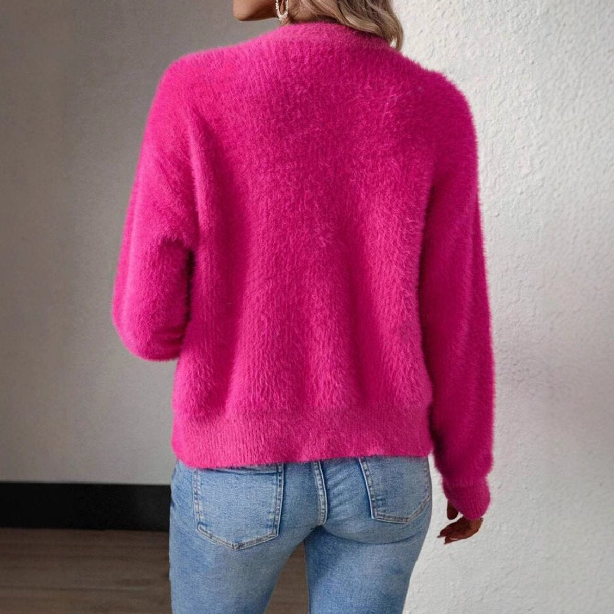 Avery | Women's Soft Knit Cardigan Sweater V Neck Button Front