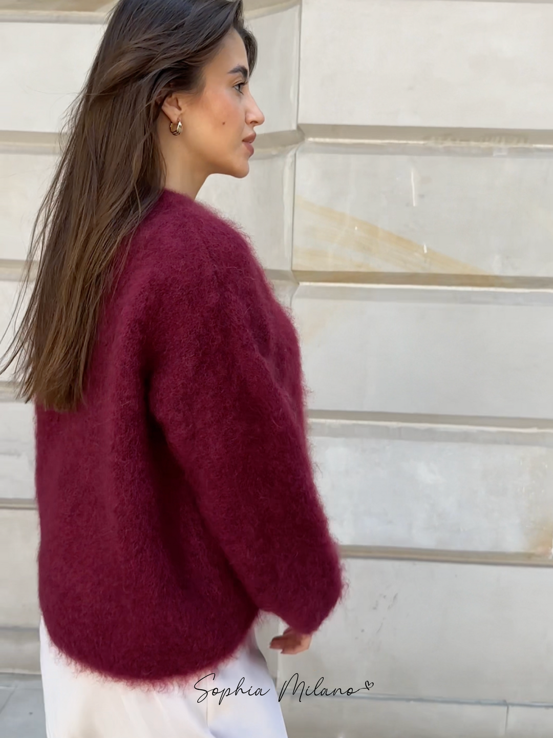 Women's Soft Knit Jumper with Round Neck