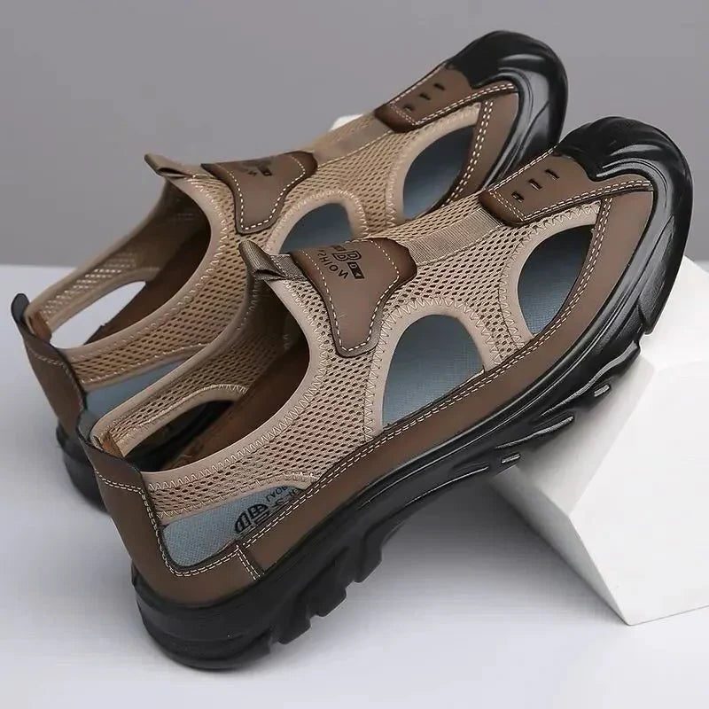 Open Toe Slip-On Sandals for Men