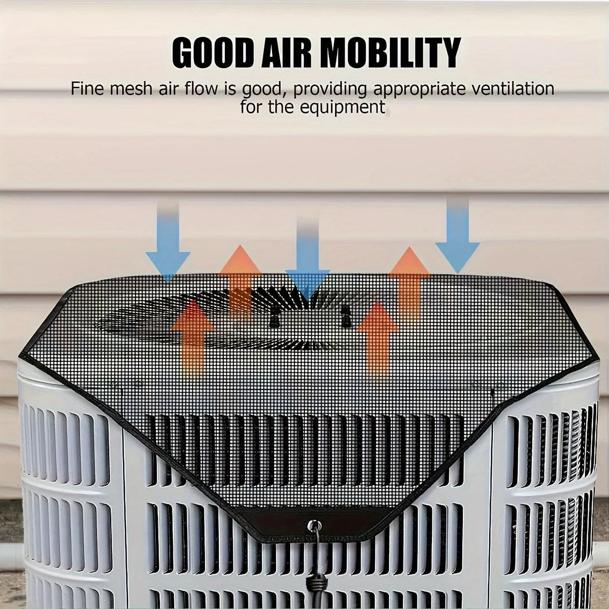 Outdoor Air Conditioner Cover | Waterproof & Windproof, Breathable Mesh
