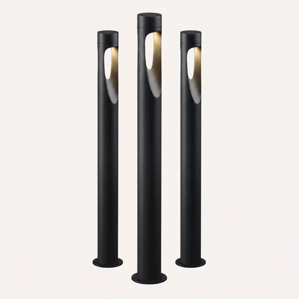 Outdoor Floor Lamp | Weather-Resistant LED & Round Base | 30 & 60 cm