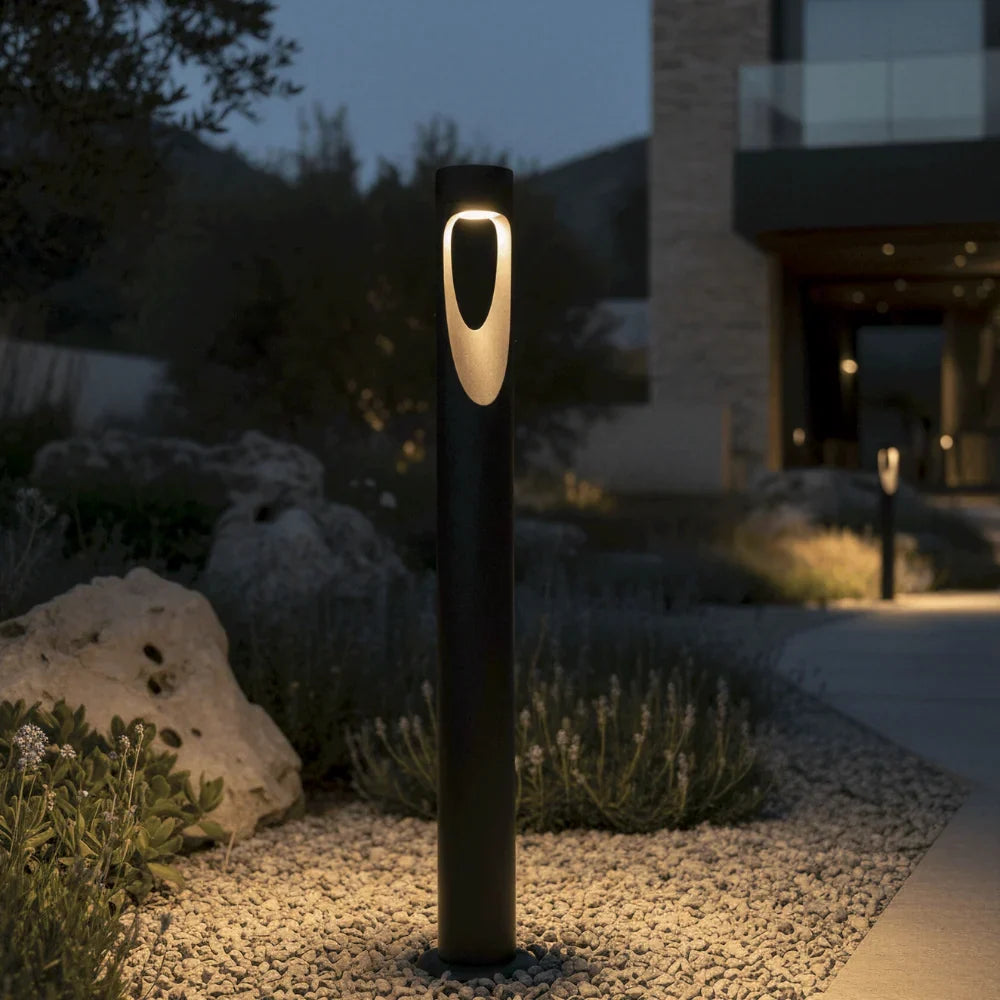Outdoor Floor Lamp | Weather-Resistant LED & Round Base | 30 & 60 cm
