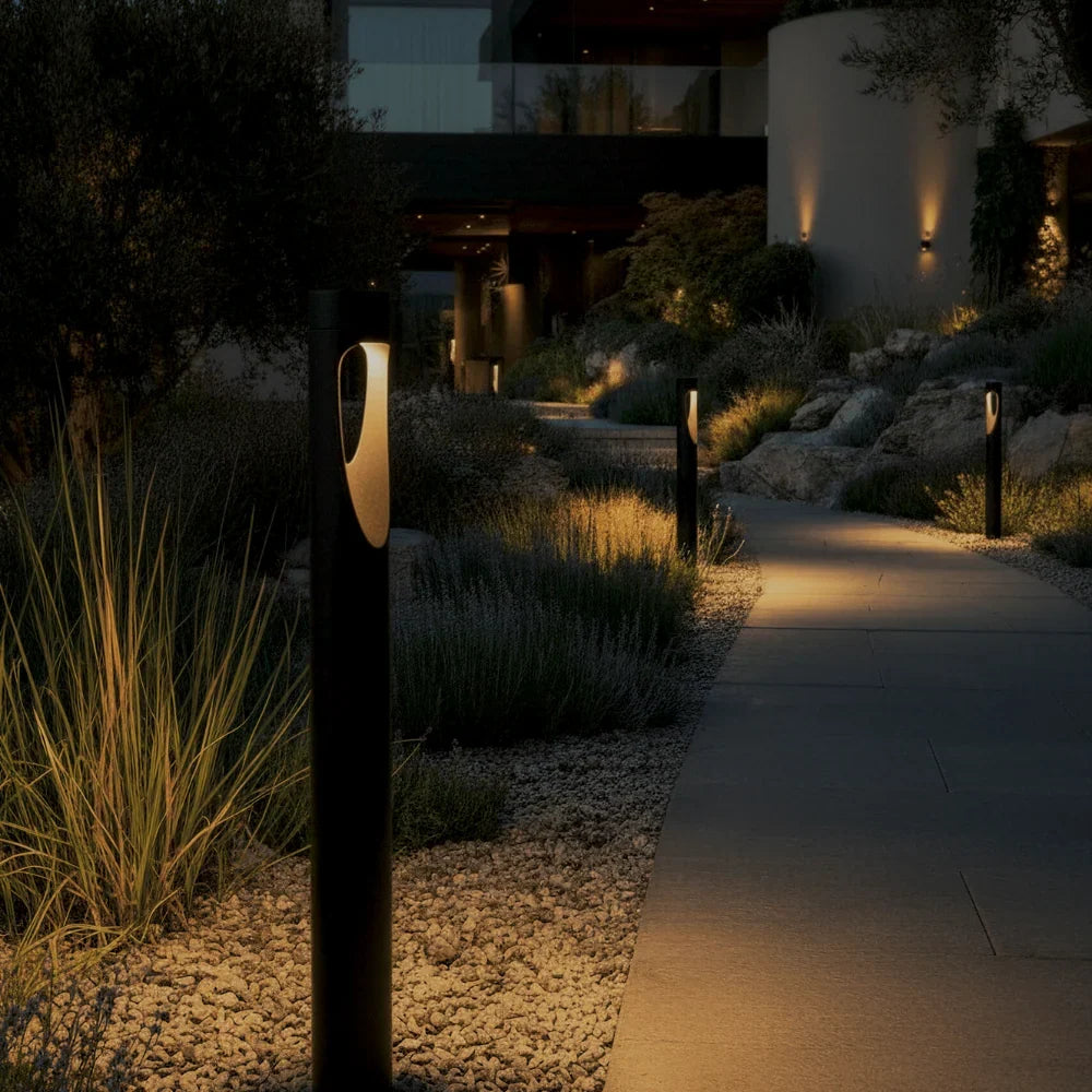 Outdoor Floor Lamp | Weather-Resistant LED & Round Base | 30 & 60 cm