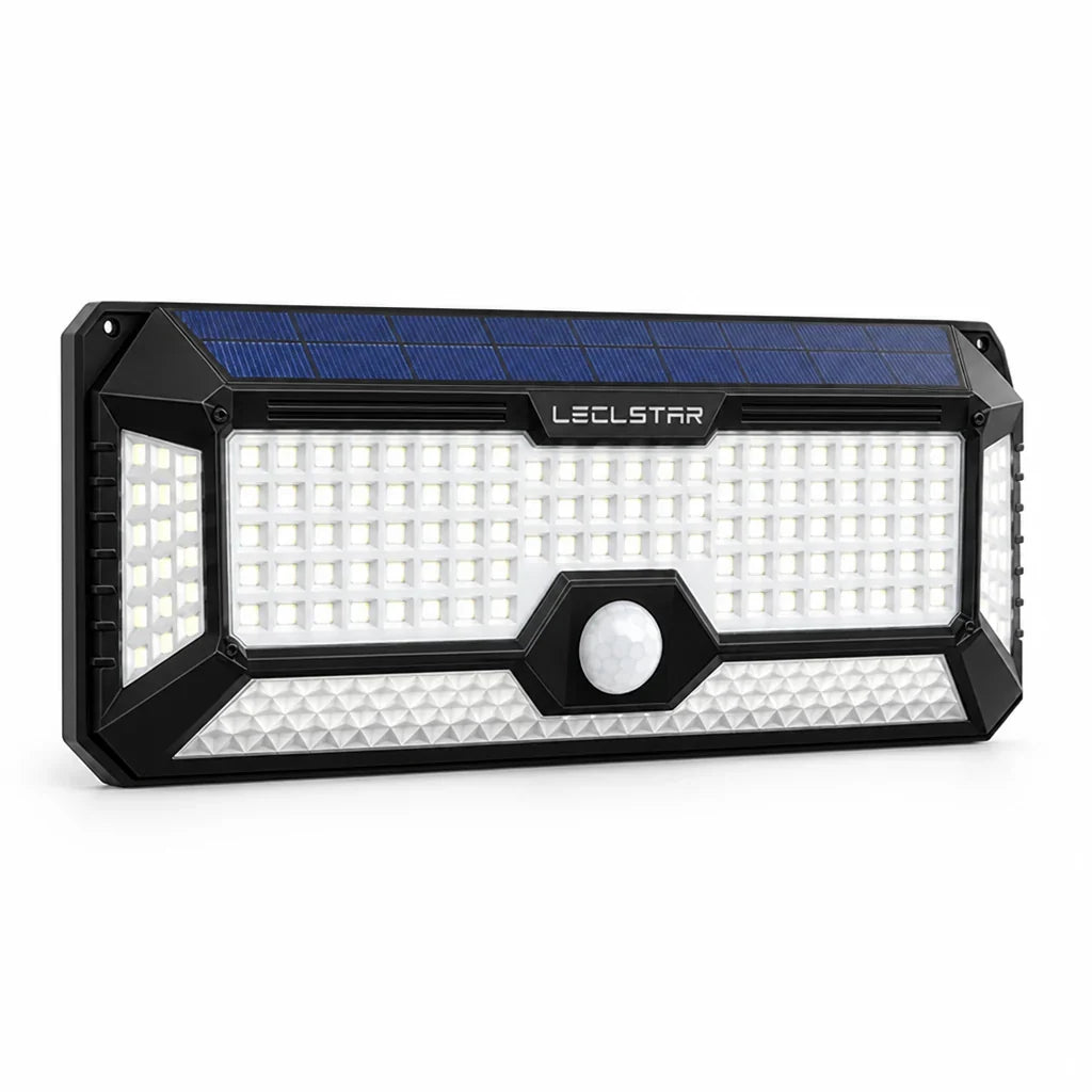 Outdoor Motion Sensor Light | Solar-Powered & IP65 Weatherproof | 120° Detection