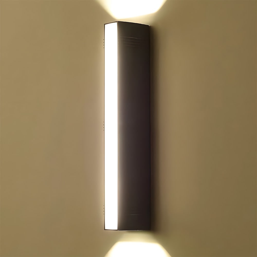 Outdoor Wall Lights LED Up and Down Modern Rectangular with Weather Resistance