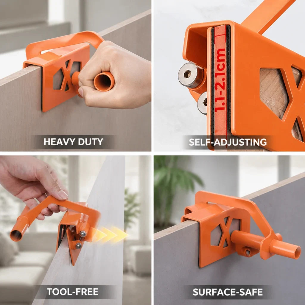 Panel Carrier | Stainless Steel Self-Adjusting Clamp | 50 kg Capacity